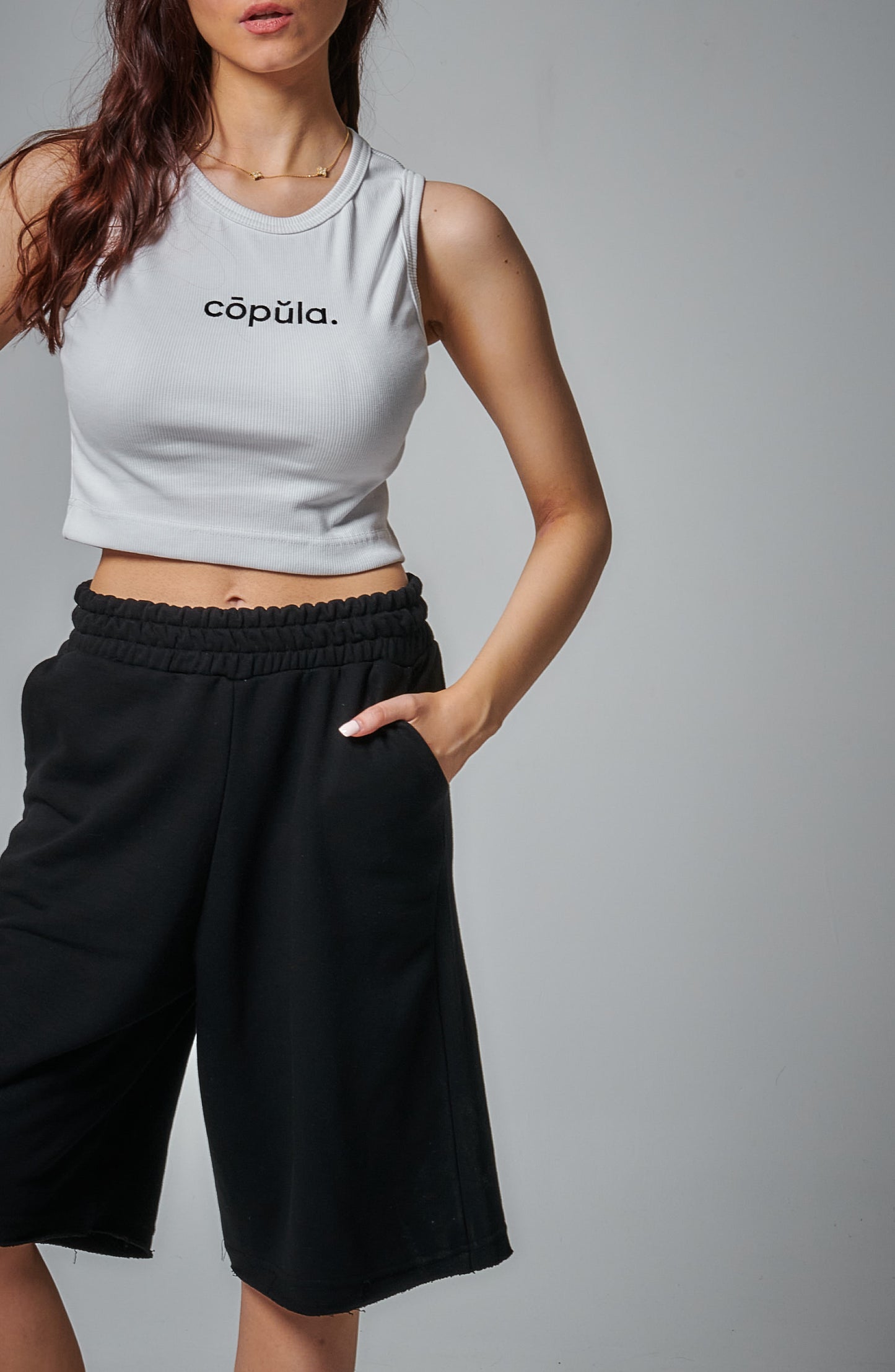 Vestis Rib Cropped Top Copula Γυναικείο