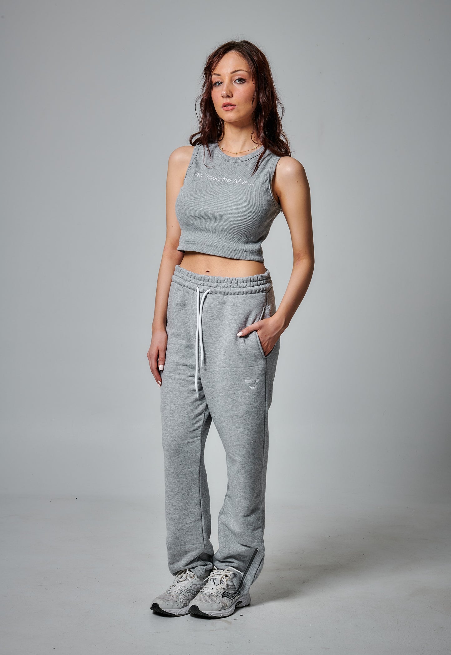 Intactus Crop Rib "Ασ' τους να λένε" Γυναικείο